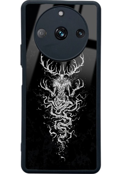 Oppo Realme 11 Pro Witcher 3 Deer Tasarımlı Glossy Telefon Kılıfı Çok Renkli