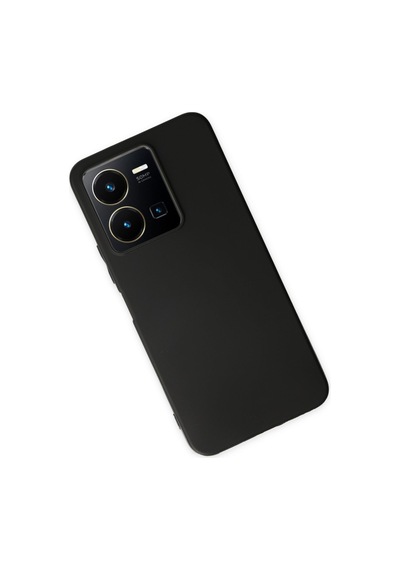 Vivo Y35 Uyumlu Kılıf First Silikon - Siyah