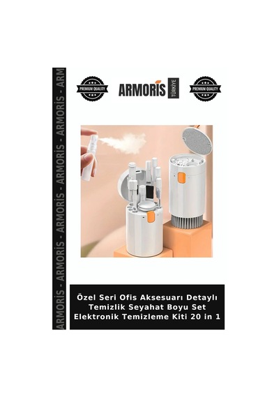 Özel Seri Ofis Aksesuarı Detaylı Temizlik Seyahat Boyu Set Elektronik Temizleme Kiti 20 İn 1