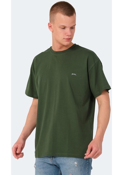 Slazenger KULANA Oversize Erkek Oversıze Haki Tişört