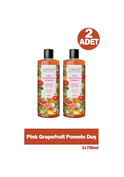 Urban Care Body Series Pink Grapefruit Pomelo Duş Jeli 750 Ml 2 Adet Greyfurt