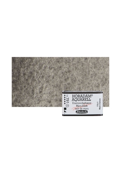 Schmincke Horadam Aquarell 1/1 Tablet 791 Mars Black Seri 1