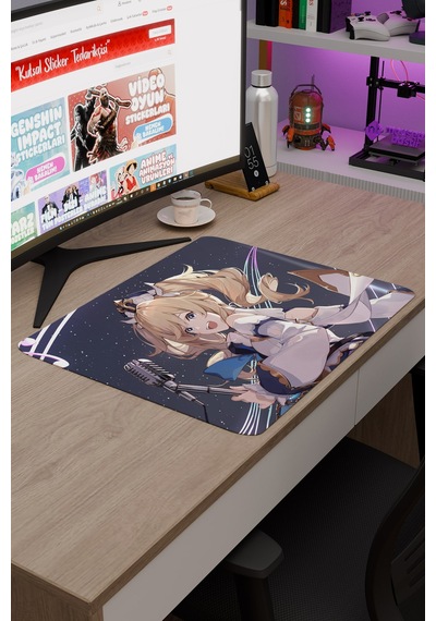 Barbara Genshin Impact Anime Gacha V3 - 48x40 Xl Gaming Mouse Pad Fare Altlığı