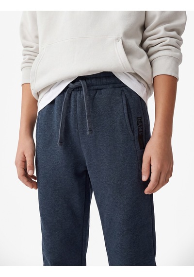 Koton Cepli Beli Bağlamalı Şardonlu Jogger Eşofman Altı Mavi 7wkb40098tk