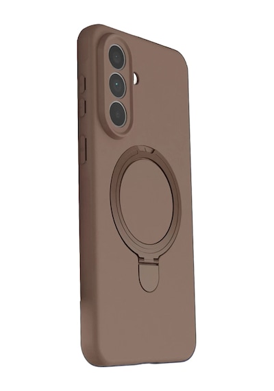 Samsung Uyumlu Galaxy A57 5g Uyumlu Regal Magsafe Standlı Kapak - Çöl Titanyum