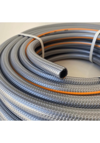 1/2'' Örgülü Premium Şeffaf Bahçe Hortumu 25 Metre