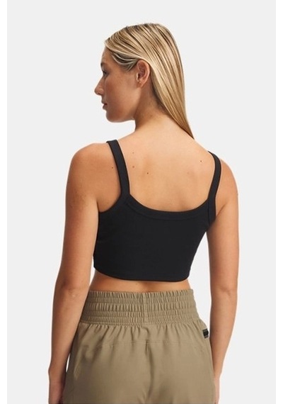 Under Armour Ua Rival Rib Baby Tank Kadın Atlet 6000265-001 SIYAH
