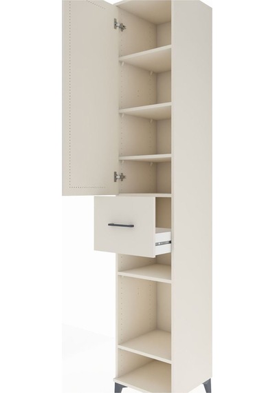 Hyperion Dolap 6 Raflı Tek Çekmeceli Tek Kapaklı 44x44x243 Aytaşı-aytaşı Aytası