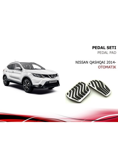 Autogp Nissan Qashqai Pedal Seti Takımı Geçmeli Otomotik
