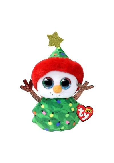 Ty Beanie Boos Peluş Yılbaşı Kardanadamı Garland 17 Cm Yeşil