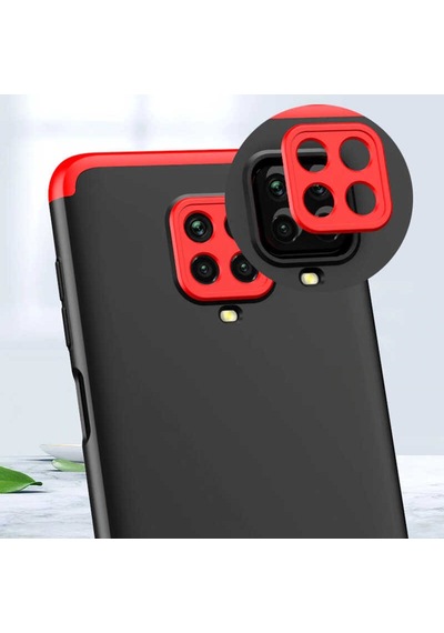 Xiaomi Redmi Note 9s Kılıf Zore Ays Kapak Kırmızı
