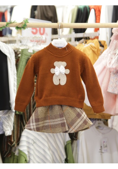 Xo Kids Kız Çocuk Elbise 9-36 Ay 1002 Kiremit