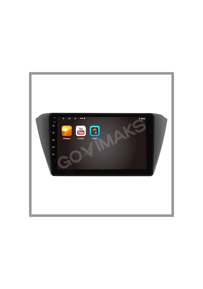 Govimaks Skoda Fabia 2015-2021 Uyumlu 4 Gb Ram 64 Gb Hafıza Androıd Multımedıa Teyp 9"
