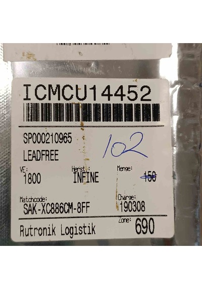 Sak-xc886cm-8ff Smd Entegreler 2 Adet
