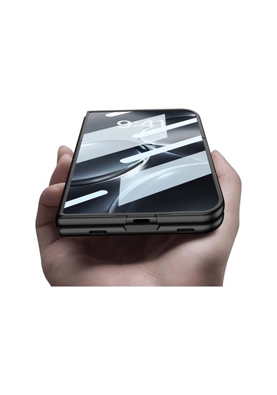 Apple Uyumlu iPhone Duo Kılıf Wireless Şarj Özellikli Zore Kıpta M-safe Kapak Siyah