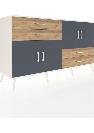 Hyperion Konsol 3 Raflı 4 Çekmeceli 4 Kapaklı 176x44x99 Aytaşı-an Aytaşı-antrasit/çam Hyperion Konsol 3 Raflı 4 Çekmeceli 4 Kapaklı 176x44x99 Aytaşı-an Aytaşı-antrasit/çam