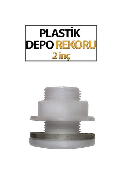 2 İnç Plastik Depo Rekoru Su Deposu Tank Bağlantı Rakoru