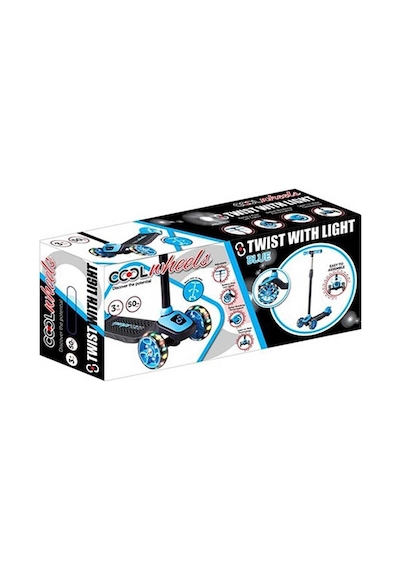Işıklı Scooter Mavi Led Işıklı Scooter