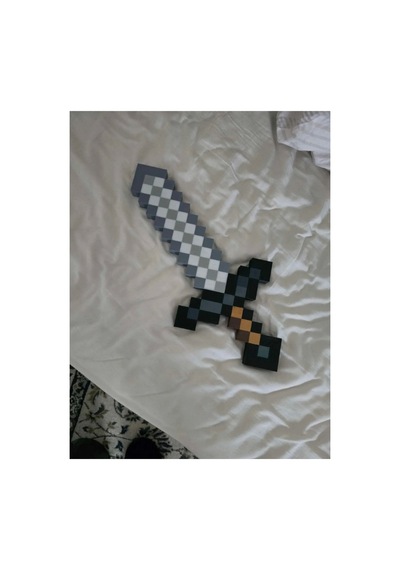 Minecraft Demir Kılıç Maket