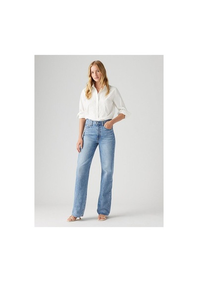 Levi's Ribcage Wide Leg Kadın Jean Pantolon - Not The Same-16549 Indigo