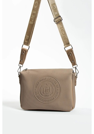 Just Polo Kadın Orijinal Yeni Sezon Lakos Omuz Çantası Shopper Ebat : 21 X 28 Cm Vizon