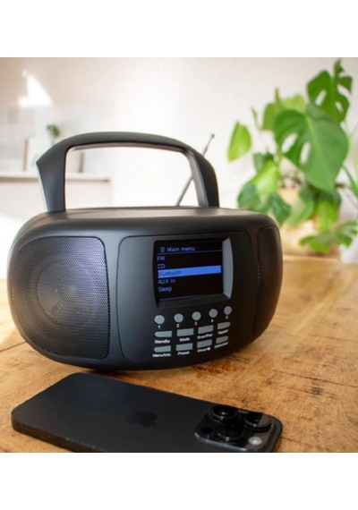 Lenco Scd-6000bk - Dab+/fm, Bluetooth , Cd Çalar Ve Geniş Renkli Lcd Ekranlı Taşınabilir İnternet Radyosu - Siyah