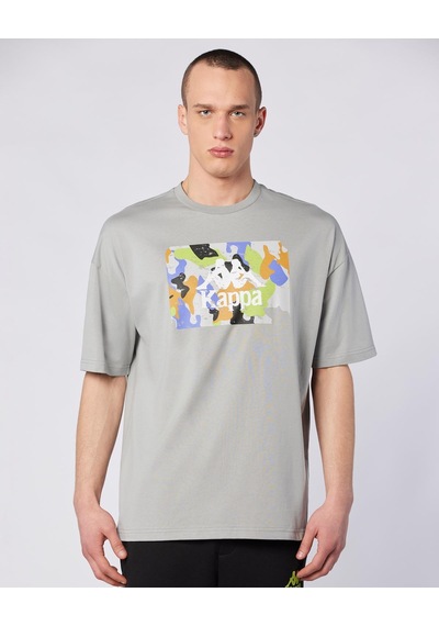 Kappa Tarsty Tee Erkek Gri Comfort Tişört