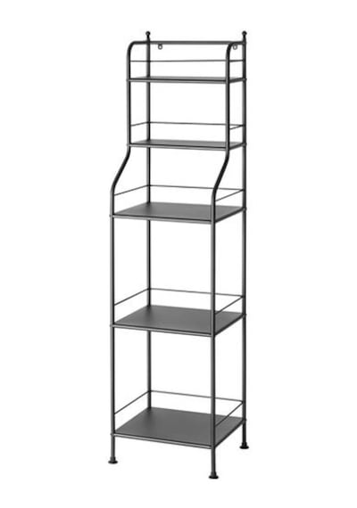 Ikea Frösjön Raf Ünitesi, Siyah, 40x156 Cm