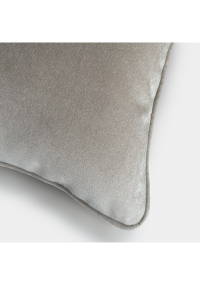 "taupe" Kadife Düz Kırlent Kılıfı - 30x40 Krem