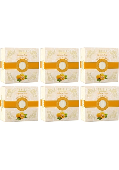 Thalia Nemlendirici Etkili Kayısı Özlü Doğal Katı Sabun 6 x 150 G