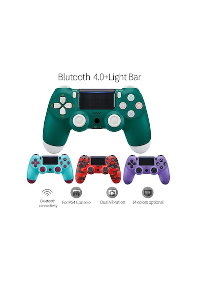 PS4 Uyumlu V2 Kablosuz PS4 Uyumlu Kol Alpine Green Joystick