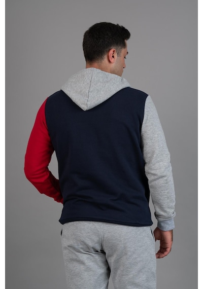 Paul Martin 3 İplik Kapşonlu Cepli Sweatshirt Lacivert