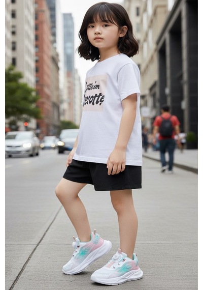 Marco Kids 05-26y512 Beyaz Pembe Ortopedik Günlük Kız Çocuk Spor Ayakkabı