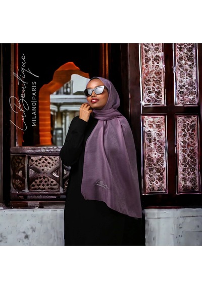 La Boutique Simli Şal Lavanta 70x190 Çok Renkli