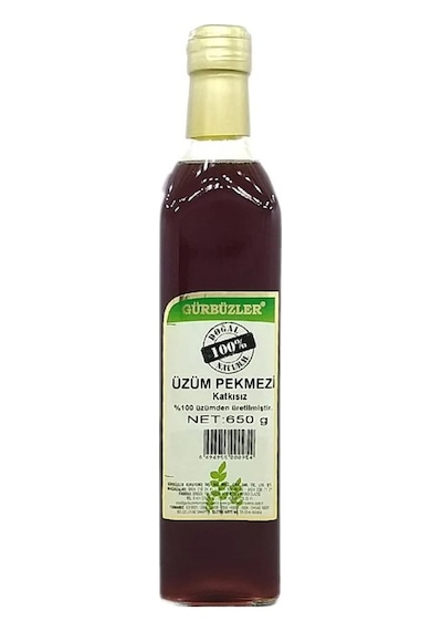 Gürbüzler Katkısız Üzüm Pekmezi Cam 650 G