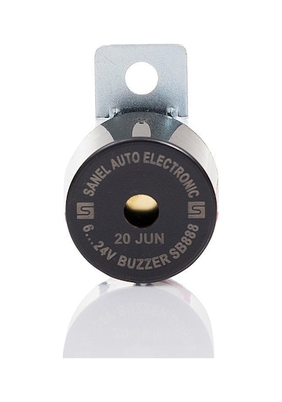 Sanel İç Mekan Buzzer 6-24 Volt Uyumlu Fasıllı Ses İkazı SB888