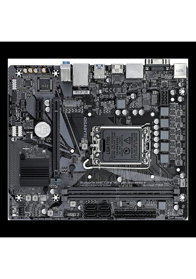 Gıgabyte H610m S2h V3, Ddr4, Rev1.0, 2xddr4, M.2, D-sub, Hdmı, Dp, 12-13.14.nesil, Lga1700 Soket, An