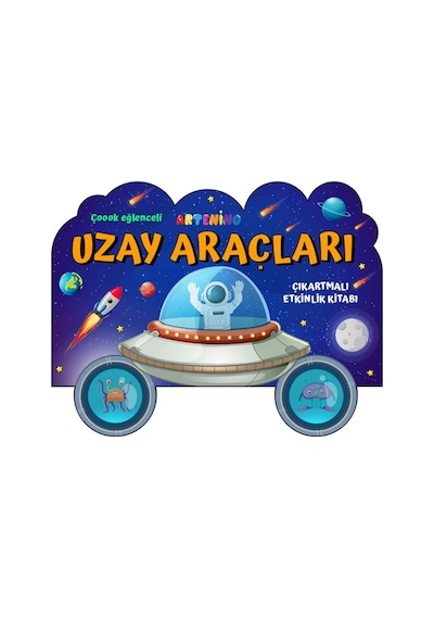 Taşıtlar Serisi - Uzay Araçları Çıkartmalı Etkinlik Kitabı - Aıaı-867153