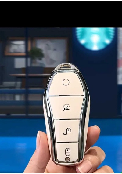 Gma Keys Byd Atto 3 Ve Seal U Smart Nano Anahtar Koruma Kılıfı Beyaz Gümüş Silver Renk
