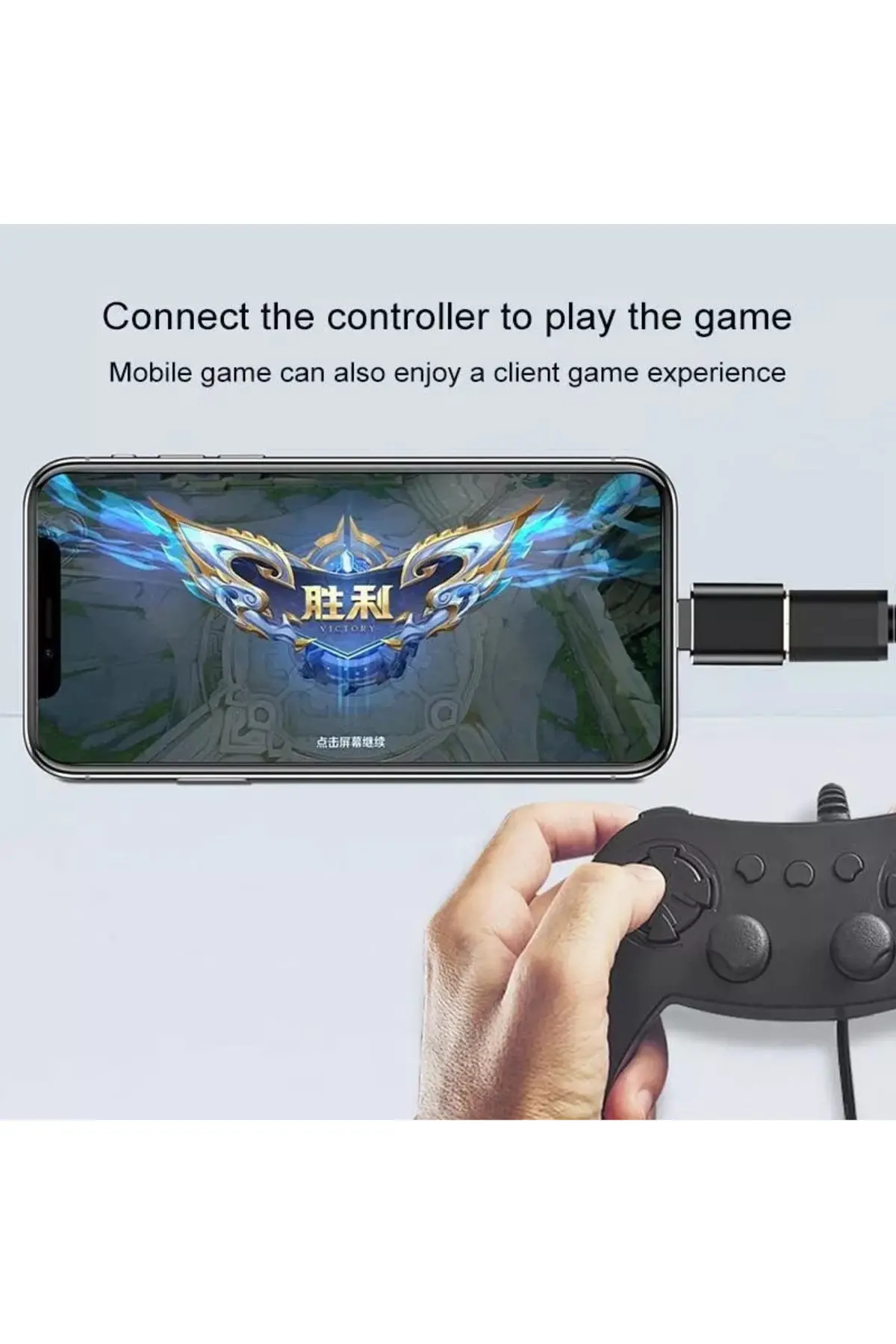 iPhone Uyumlu Flash Bellek Takma Aparatı Lightning Usb Dönüştürücü Otg Gümüş