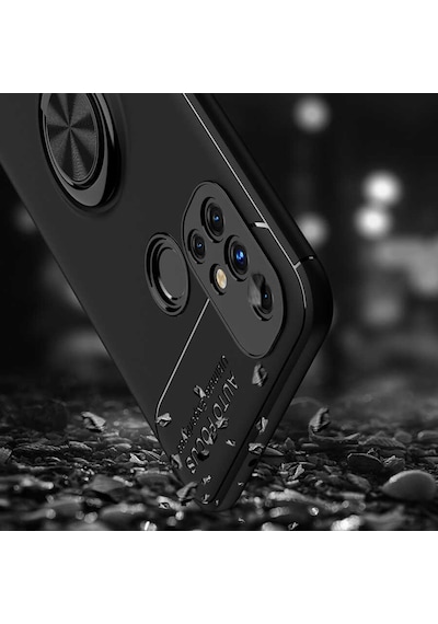 One Plus Nord N10 5g Kılıf Zore Ravel Silikon Kapak Siyah