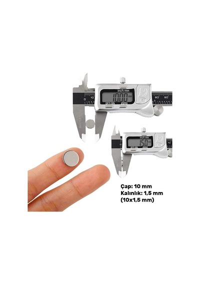 Ø10x1,5 Mm Neodyum Mıknatıs 25 Adet Set