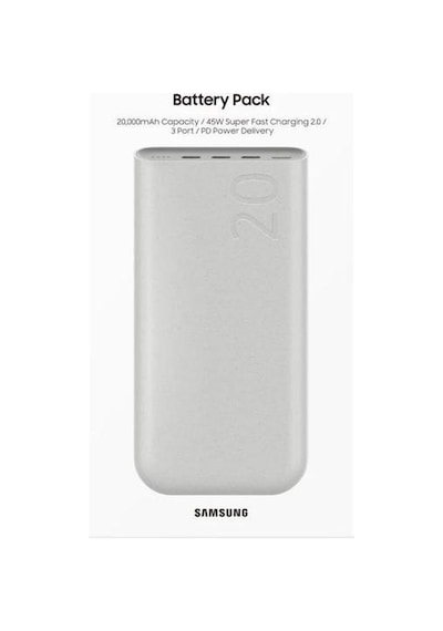Samsung EB-P4520X 20.000 mAh 45 W Süper Hızlı Powerbank (Samsung Türkiye Garantili) Samsung EB-P4520X 20.000 mAh 45 W Süper Hızlı Powerbank (Samsung Türkiye Garantili)