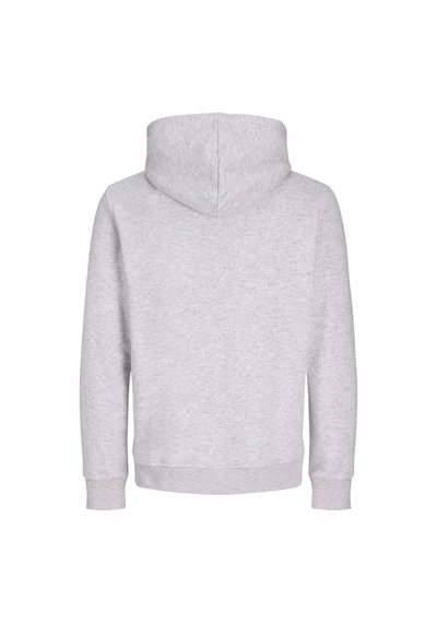 Jack & Jones Jjrush Erkek Kapüşonlu Sweatshirt Rahat Günlük Pamuklu Gri