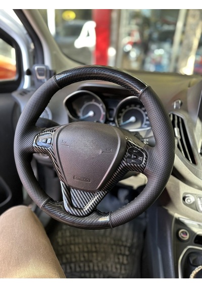 Ford Fiesta 2009-2015 Araca Özel Direksiyon Kılıfı 5d Kristal Kar 1 Adet