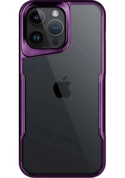 Newface Apple İphone 16 Pro Max Kılıf Boyi Silikon Kapak - Derin Mor