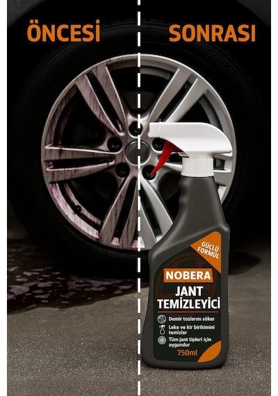 Jant Temizleyici 750ml Demir Tozu Ve Fren Balatası Kirlerine Karşı Güçlü