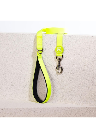 Pawstar Neon Sarı Köpek Gezdirme Kayışı 120 x 2 CM Çok Renkli