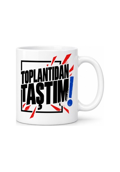 Mmb-trade Toplantıdan Taştım Tasarımlı Porselen Kupa - Model 667 Mmbz