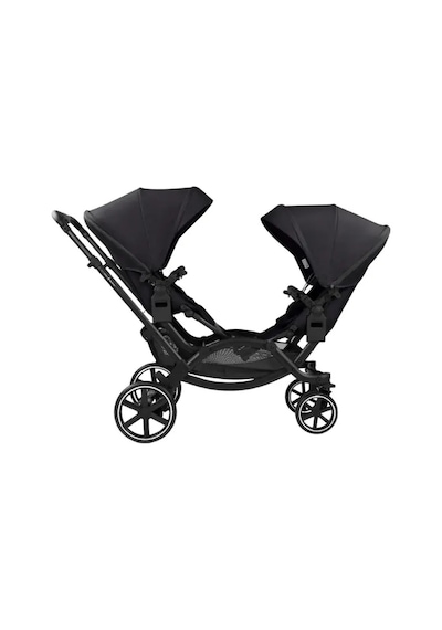 Abc Design Zoom2 Coal Travel Set - Özel Seri İkiz Bebek Arabası Siyah Ana Kucaklı Seyahat Seti